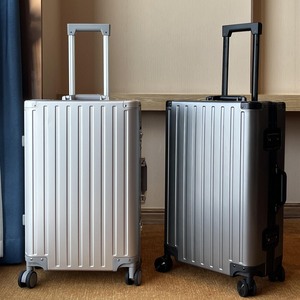漫游款全铝镁合金行李箱24寸万向轮铝框拉杆箱20寸登机箱旅行箱女