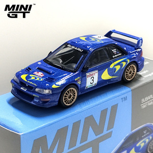 TSM MINI GT合金1:64斯巴鲁Impreza翼豹3号WRC仿真汽车模型Winner