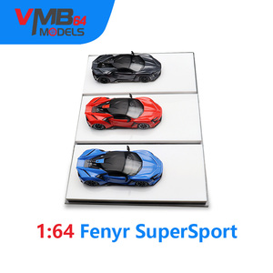 VMB限量版1:64莱肯Fenyr SuperSport超跑车 仿真收藏树脂汽车模型