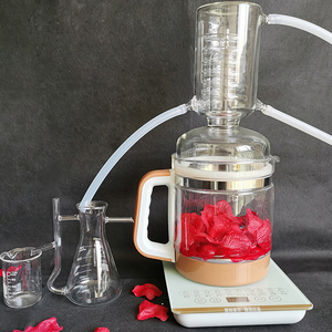 蒸馏器家用小型玻璃迷你中药蒸馏水酿酒提炼鲜花提取精油纯露机