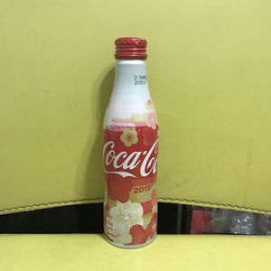 现货香港可口可乐2019年新春梅花限量收藏版铝瓶可乐单瓶