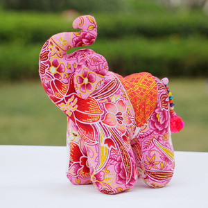 西双版纳布大象摆件旅游纪念品礼物工艺品泰国小象送同事儿童云南