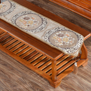 红木沙发坐垫高密度海绵防滑组合套装老式木头实木长沙发垫新中式