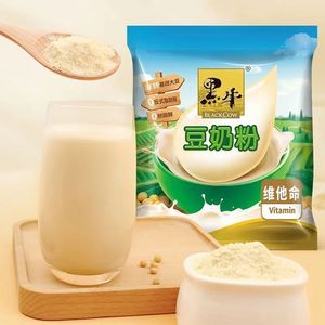 黑牛豆奶粉720g包高钙营养AD钙速溶豆粉超市同款非转基因大豆速溶