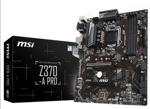 全新MSI/微星 Z370-A PRO 支持8代 9代CPU M.2 6卡主板