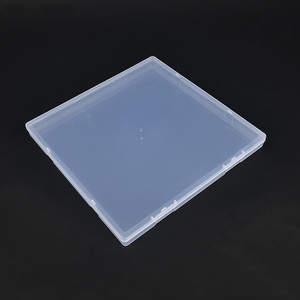 方形扁盒透明PP塑料盒205x205x17跨境塑胶盒邮寄包装盒电子配件盒