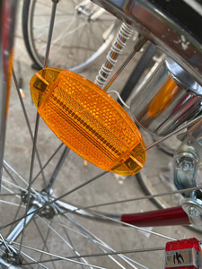 日本二手自行车配件 欧美认证 高档材质反光片 任何带车条的轮