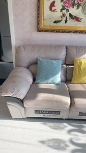 夏凡尼拐角皮沙发，300出售，有瑕疵，不耽误用可当出屋屋
