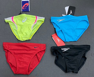 #游泳 Nike小黑勾日本性感低腰竞速三角泳裤耐克男士比基尼