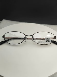 jins眼镜专柜全新库存货金属圆框男女款眼镜框