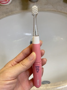 日本现货巧虎带LED灯音波震动宝宝儿童电动牙刷 6个月以上刷