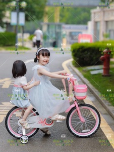 特价清仓-全新专柜正品优贝珍妮公主儿童自行车/女童自行车