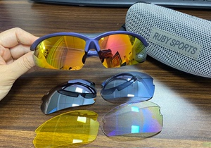 超感动骑行运动眼镜 五片装眼镜 白天晚上都可以戴 防紫外线防