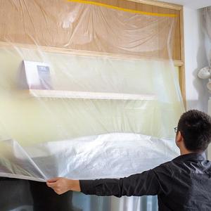 家用防尘布一次性门窗包床垫遮挡施工装修玻璃窗户保护膜自粘防脏