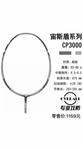 索牌索德士SOTX羽毛球拍CP3000，宙斯盾CP系列，经典