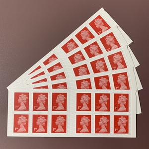 伊丽莎白二世追忆版永久邮票 英国室家邮政官网认证红色一版12