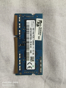 原装正品，海力士4G DDR3L 1600笔记本内存条，低电