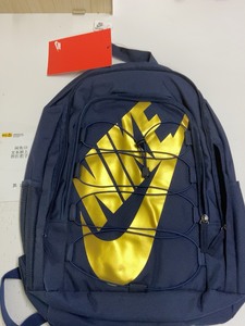 #双肩包蓝色金标网带nike耐克双肩包旅行包电脑包男女同款书
