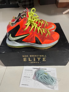 nike 詹姆斯10 精英版 暴力橙 lebron 10el