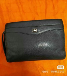 男士夹包，手拿包，真皮包，黑色，品牌: APPLES苹果,几