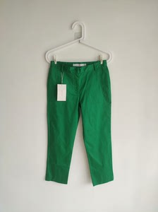 品牌撤柜库存尾货Asobio女士翡翠绿色七八分裤，全新带吊牌