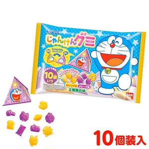 日本万代哆啦A梦水果味软糖机器叮当猫可爱卡通造型QQ糖儿童零