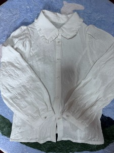 晃日光原创设计 全新白色春夏衬衫