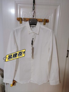 马克华菲男士艺术系列刺绣款纯棉长袖衬衫