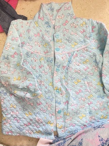 日本Motherways高端女童睡衣居家服套装秋冬夹薄棉 1
