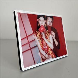 大韩烤瓷水晶摆台洗照片XK001做框成相相定制摆件婚纱制作片放照