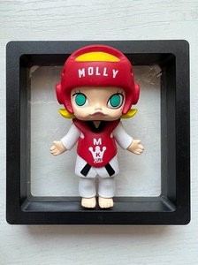 泡泡玛特盲盒molly 运动系列一代 已绝版 红色跆拳道 初