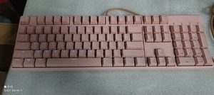 摩豹k96套装，粉色键盘鼠标一套，带测试图，共7套