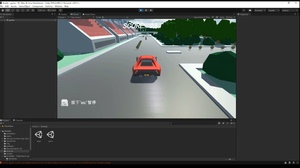 unity3D 赛车成品。可直接导入unity运行。两场景