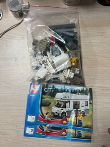 正品LEGO乐高 60057 野营旅行车 城市玩具积木，无盒