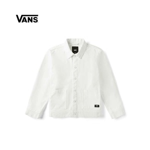 范斯VANS白色工装夹克男女外套，原价780，买了穿了三四次