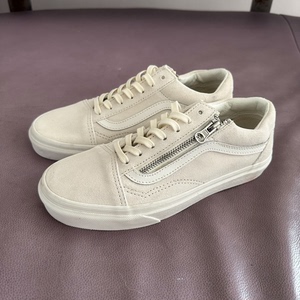 vans old skool米白拉链 彰显个性