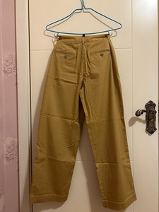 【9新，穿1】优衣库工装裤 黄色 长裤