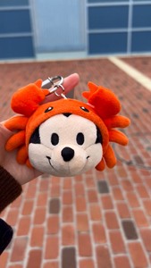 【现货】上海迪士尼米奇和朋友们乐享上海米奇大闸蟹钥匙扣
