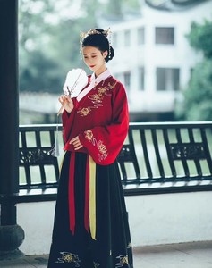 池夏 曼珠沙华:魂落 明制短袄褶裙复刻款原创改良汉服女中国风