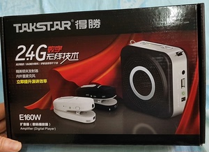 Takstar/得胜E260W2.4G无线小蜜蜂扩音器领夹胸