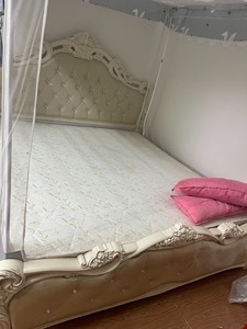 欧式床，300元，床垫丢了。只有床架一套，买时候2000块钱