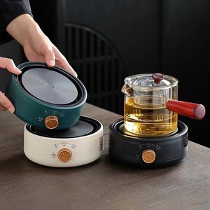 电陶炉煮茶家用煮茶器小型电热炉专用玻璃茶壶泡茶围炉迷你烧水
