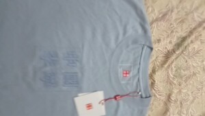 全新正品中国李宁短袖衫，迷雾蓝L码一件，全部实拍，除了尺寸官
