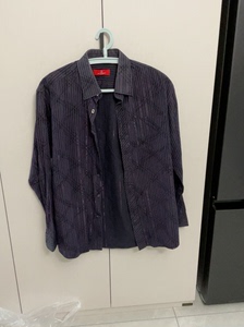 东方公子男衬衫衣xxl185100a暗紫色长袖纯棉