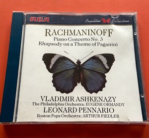 拉赫曼尼诺夫第三钢琴协奏曲 柏格尼尼主题狂想曲 阿什肯纳齐，