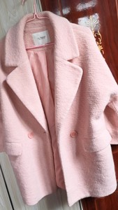 全新，拉贝缇专柜，中长款，冬季妮子外套偏厚，/浅藕粉色小号1