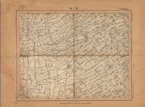 1907年清朝苏南地形图35张老地图1比2万5高清图