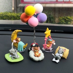 【5个9.6包邮】猫和老鼠汤姆猫杰瑞鼠手办儿童玩具模型公仔车