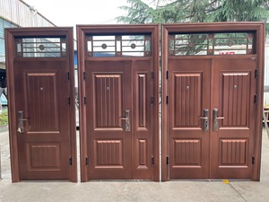 工程非标门，入户门，各尺寸都有货，仿红铜防晒油漆
