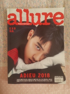 EXO成员都暻秀allure杂志
